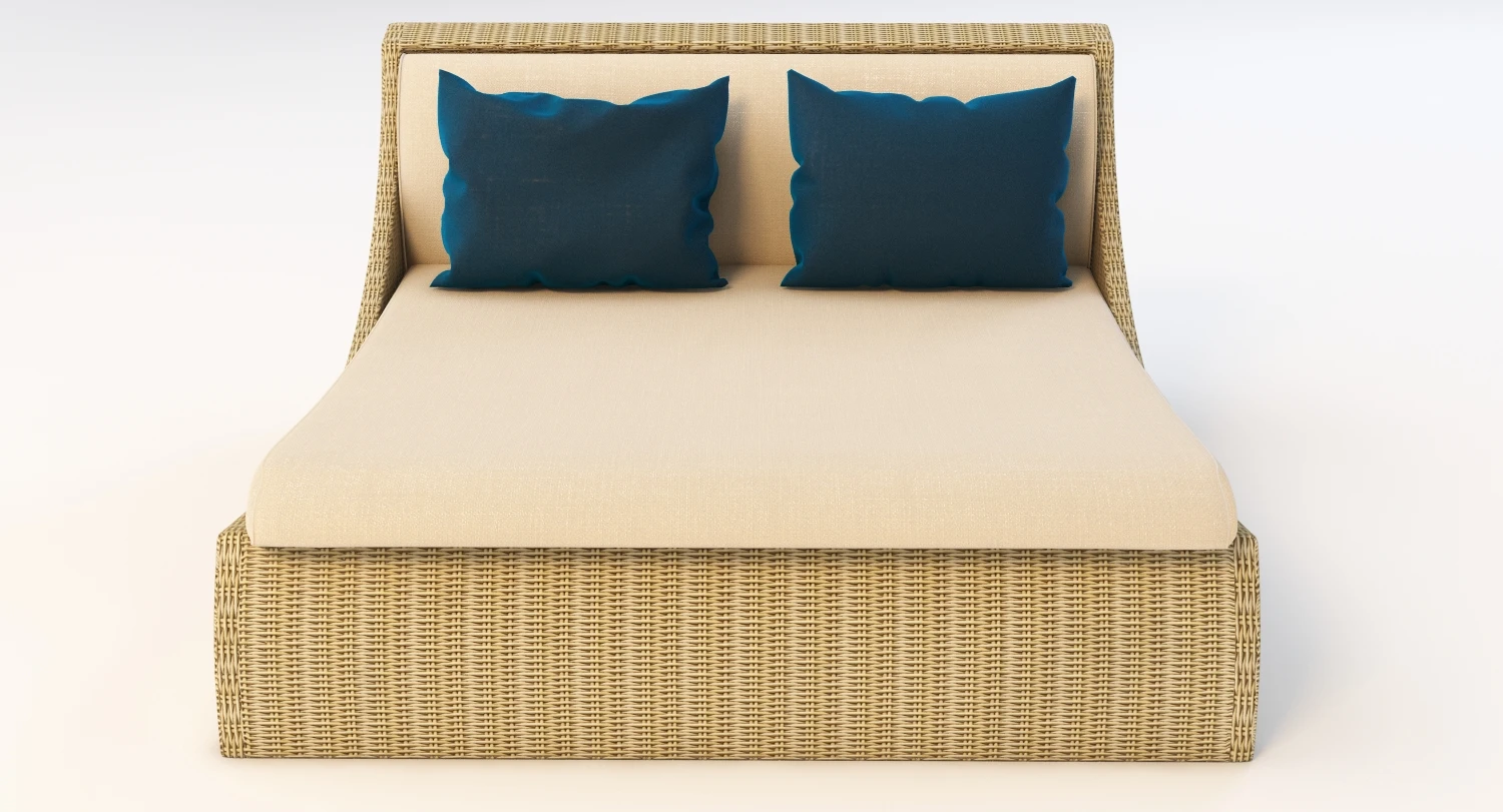 Outdoor Bed 3D Model_05