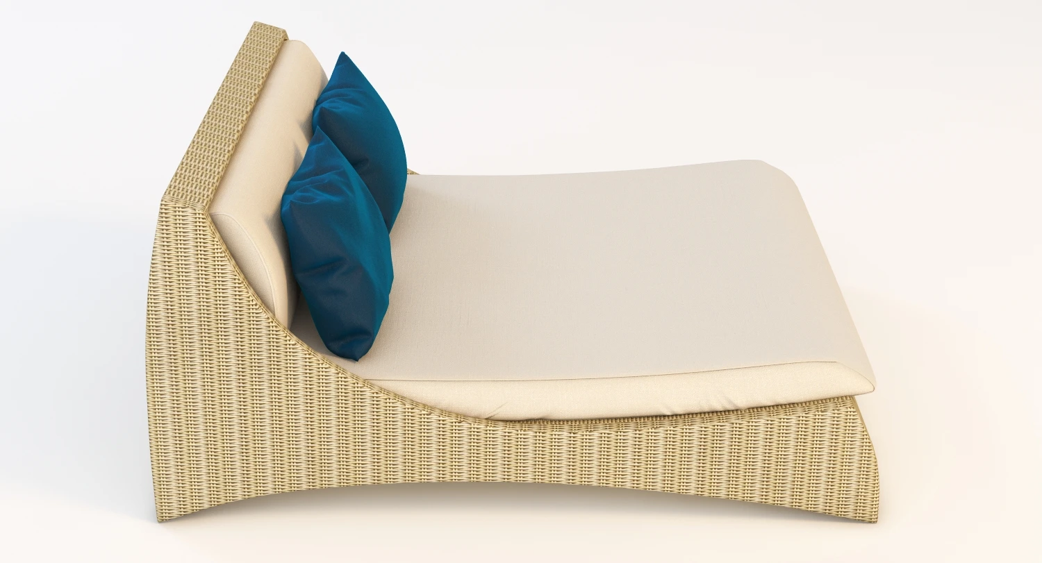 Outdoor Bed 3D Model_03