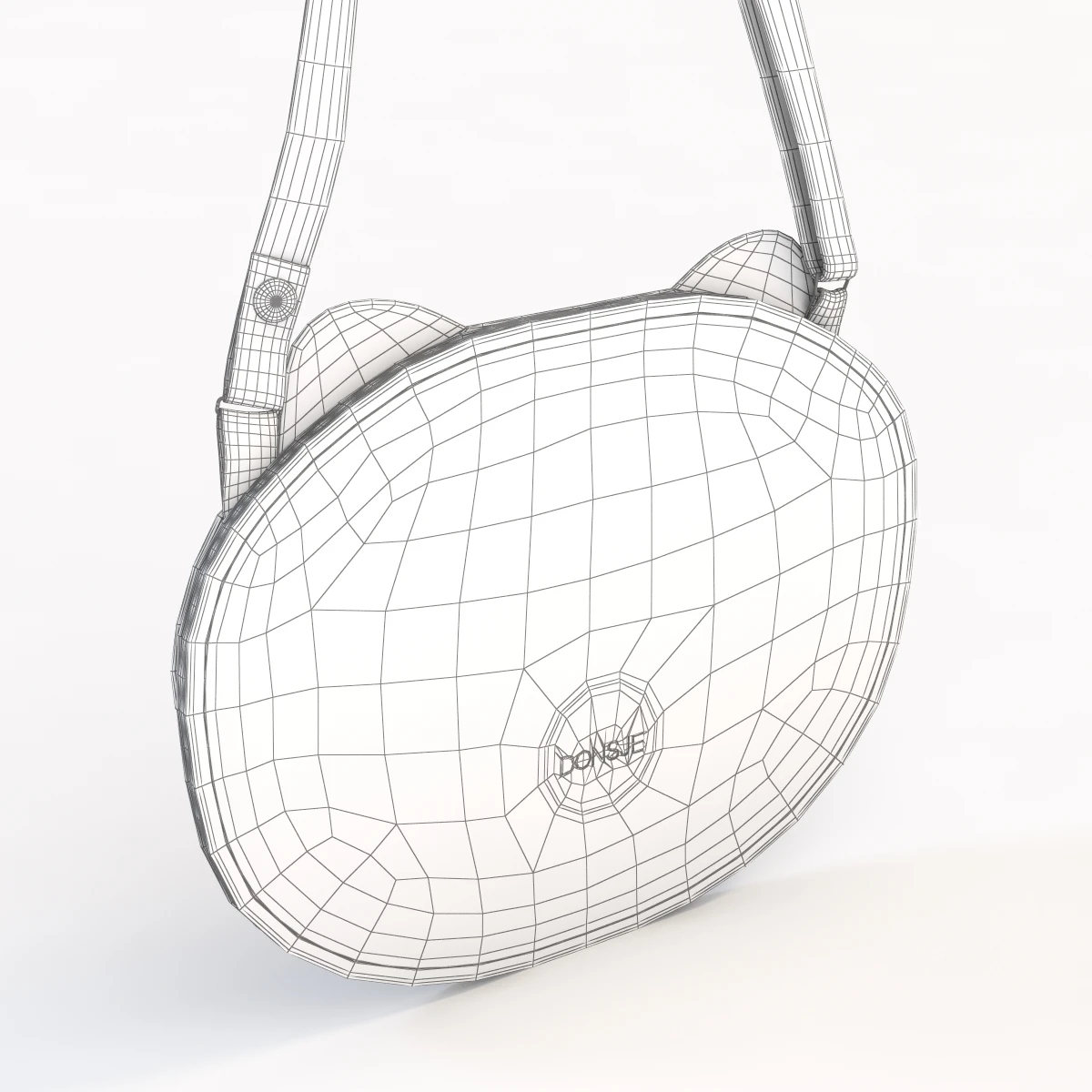 Polar Bear Crossbody Bag By Donsje Amsterdam 3D Model_011