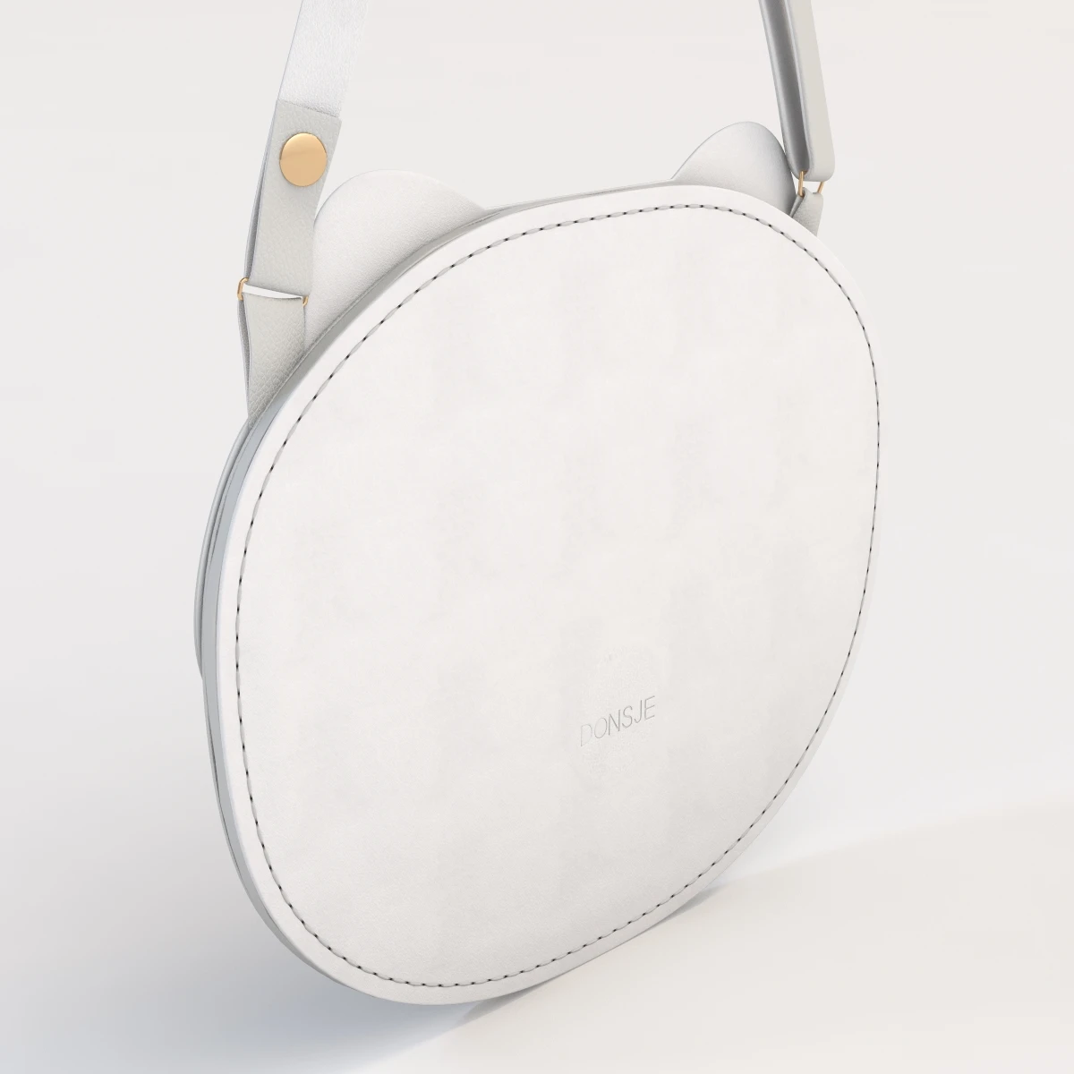 Polar Bear Crossbody Bag By Donsje Amsterdam 3D Model_07