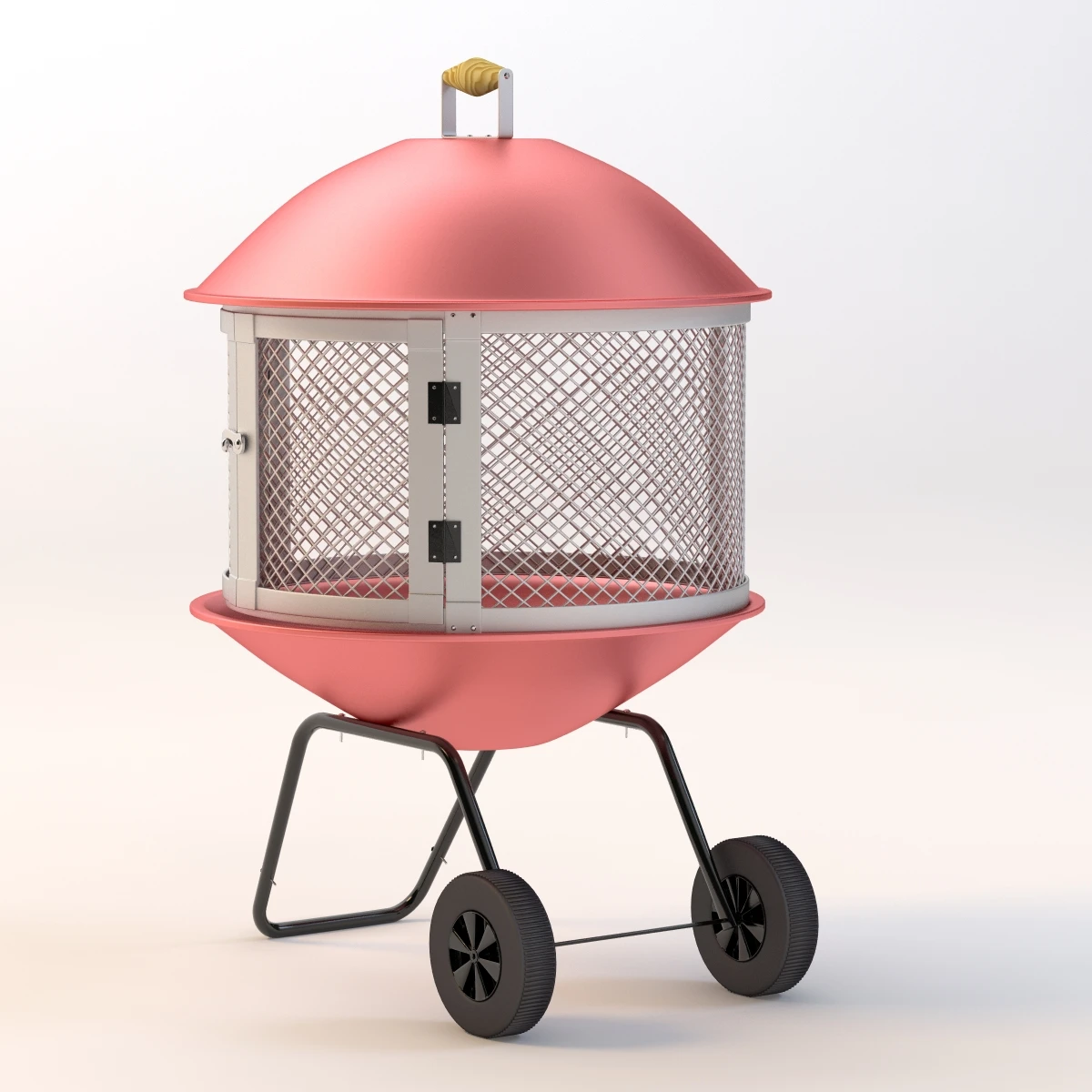 Outdoor Fire-Pit 02 3D Model_01