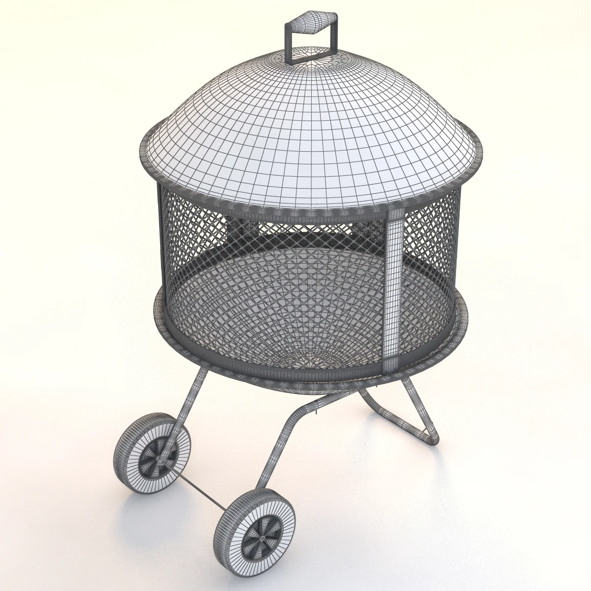 Outdoor Fire-Pit 02 3D Model_09