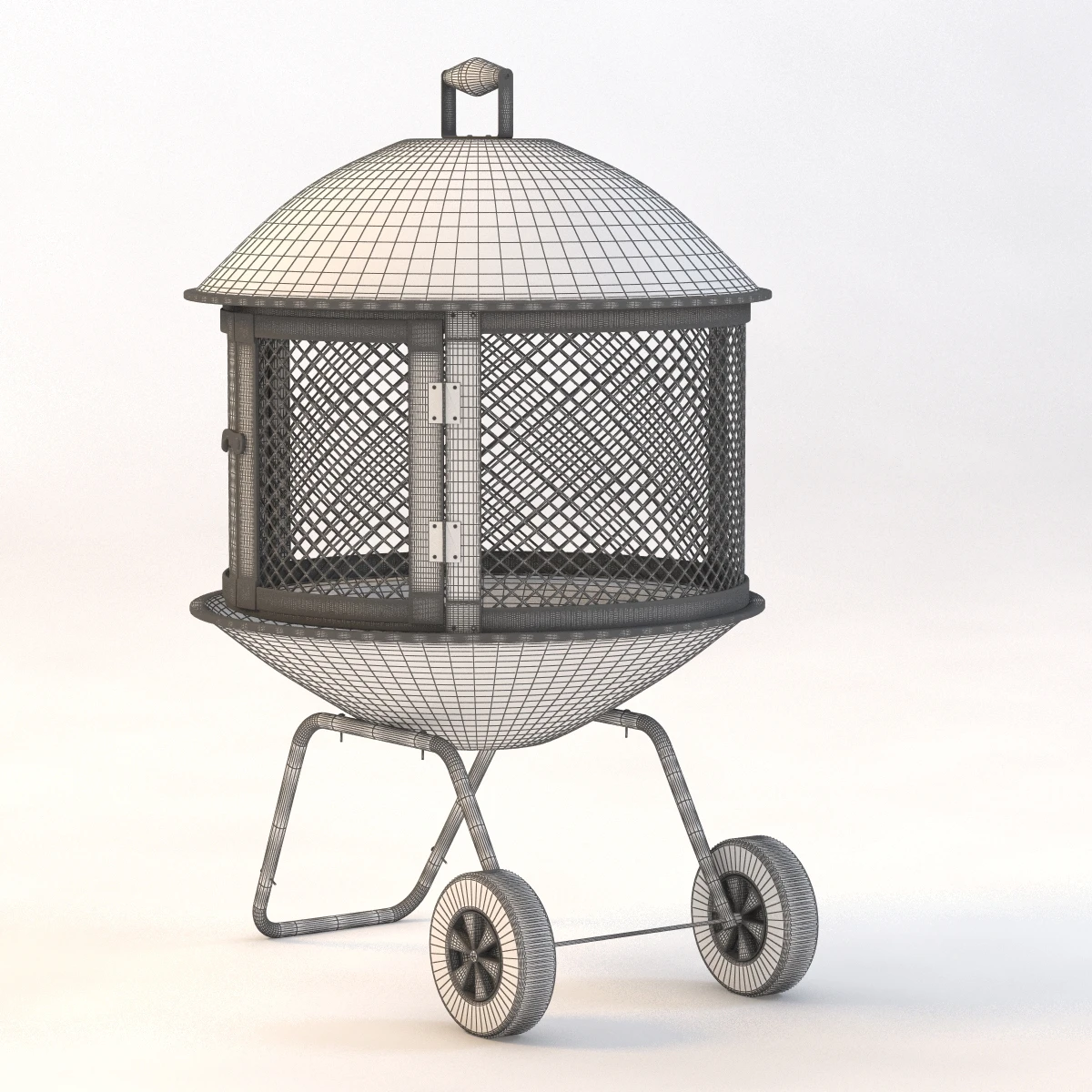 Outdoor Fire-Pit 02 3D Model_08