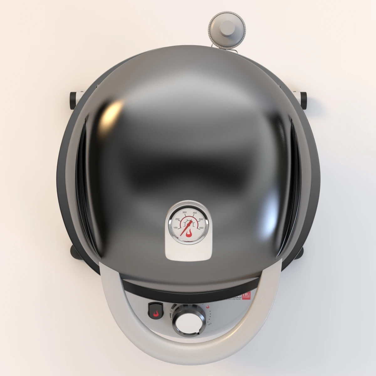 Portable Patio Bistro Gas Grill 3D Model_06