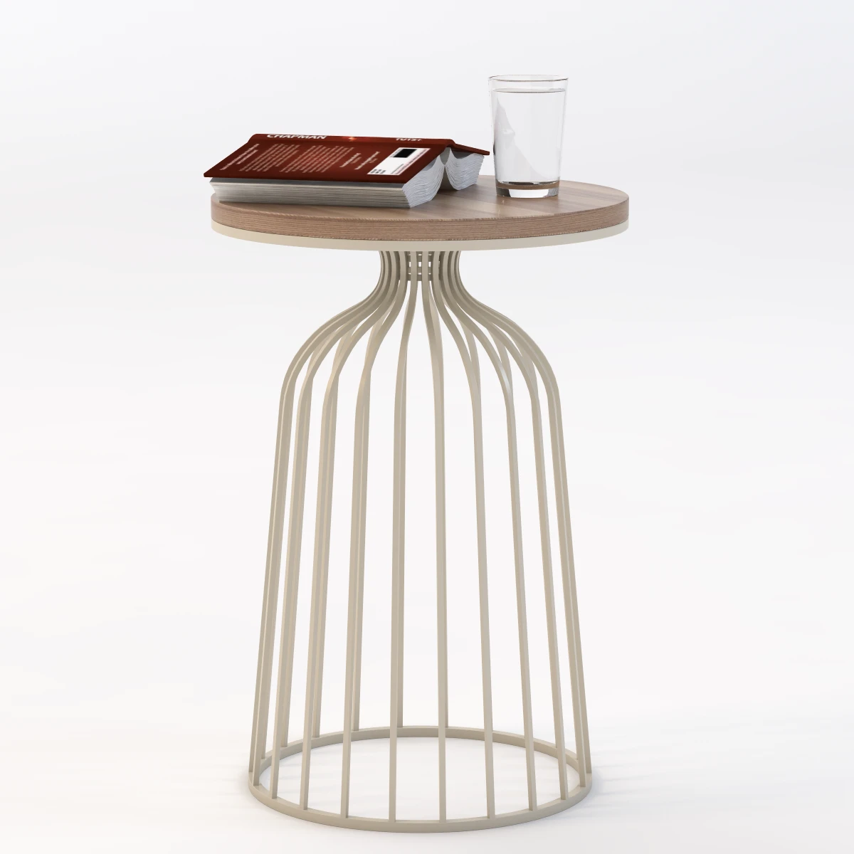 Portsmouth Side Table 3D Model_01