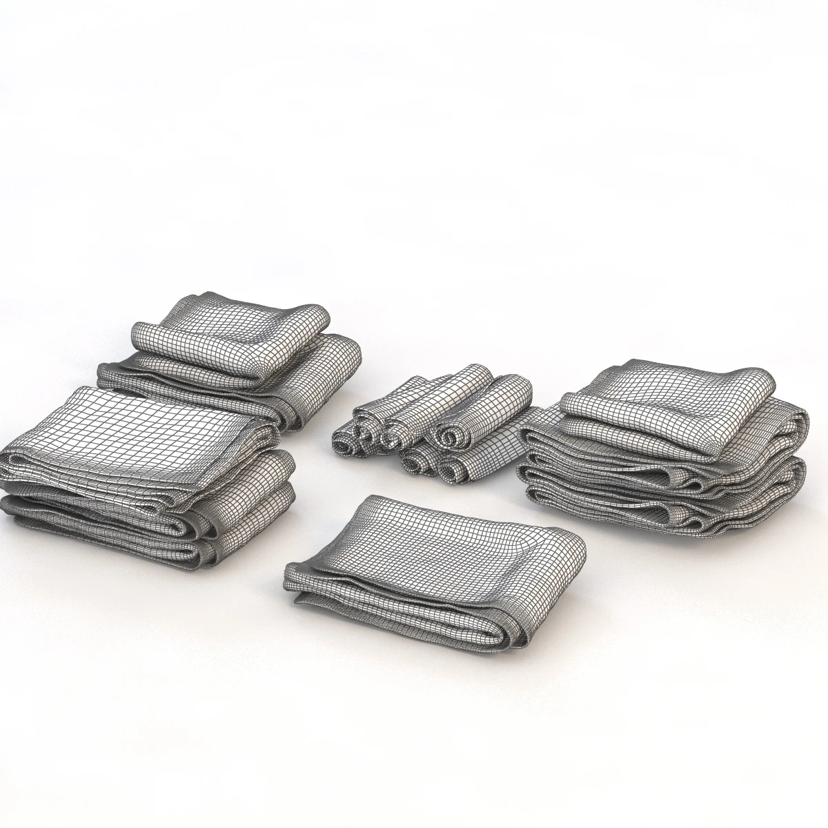 Shower Towels 3D Model_010