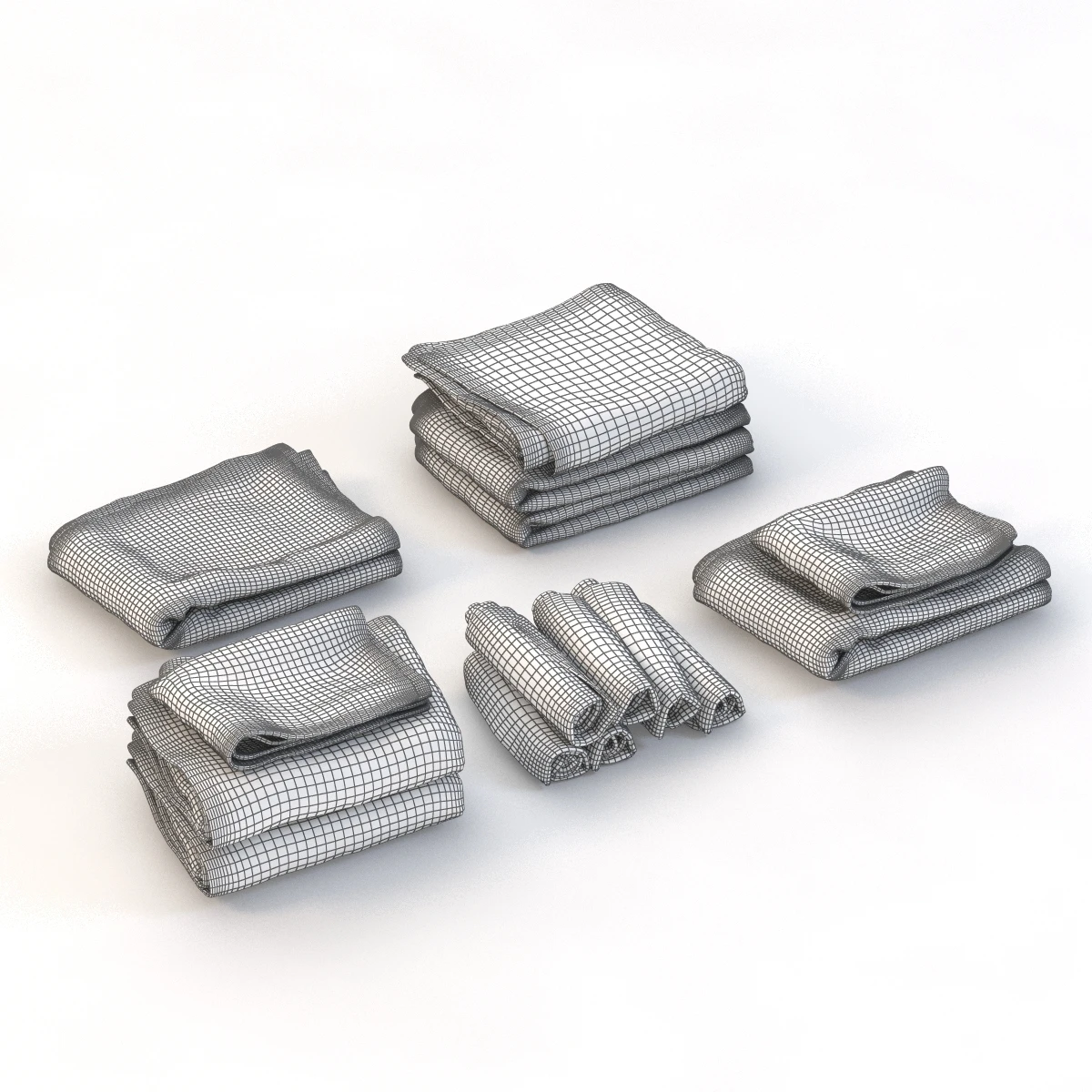 Shower Towels 3D Model_09