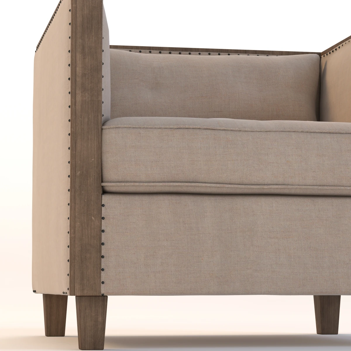 Shelter Arm Upholstered Chair 3D Model_06