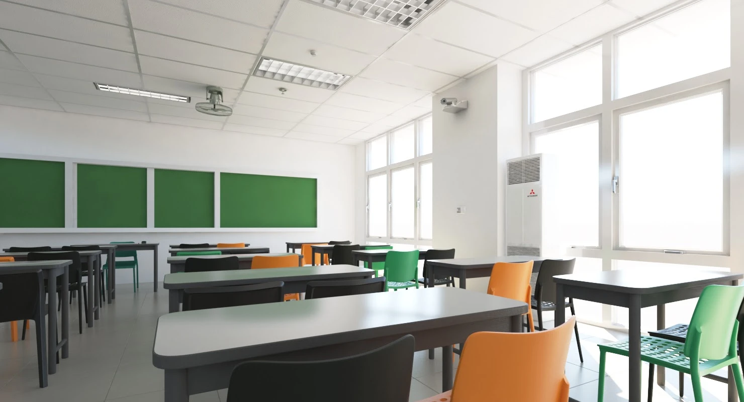 School Classroom 10 3D Model_010