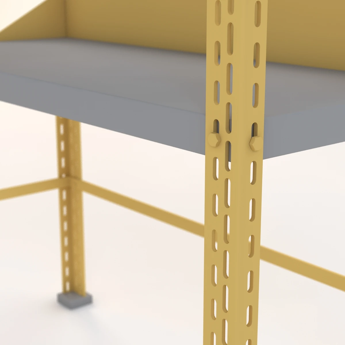 Scaffale D Arte Desk 3D Model_09
