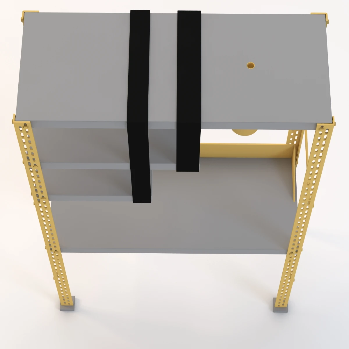 Scaffale D Arte Desk 3D Model_011