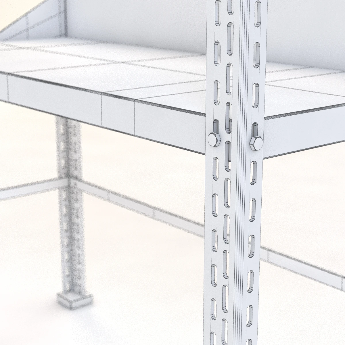 Scaffale D Arte Brass Desk 3D Model_013