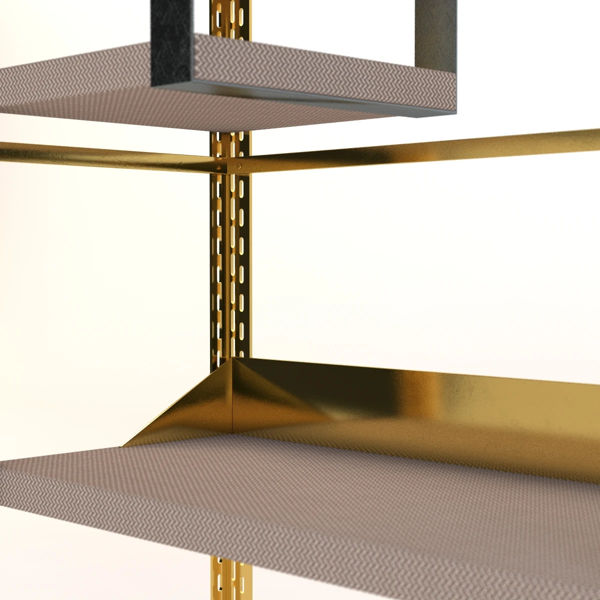 Scaffale D Arte Brass Desk 3D Model_010
