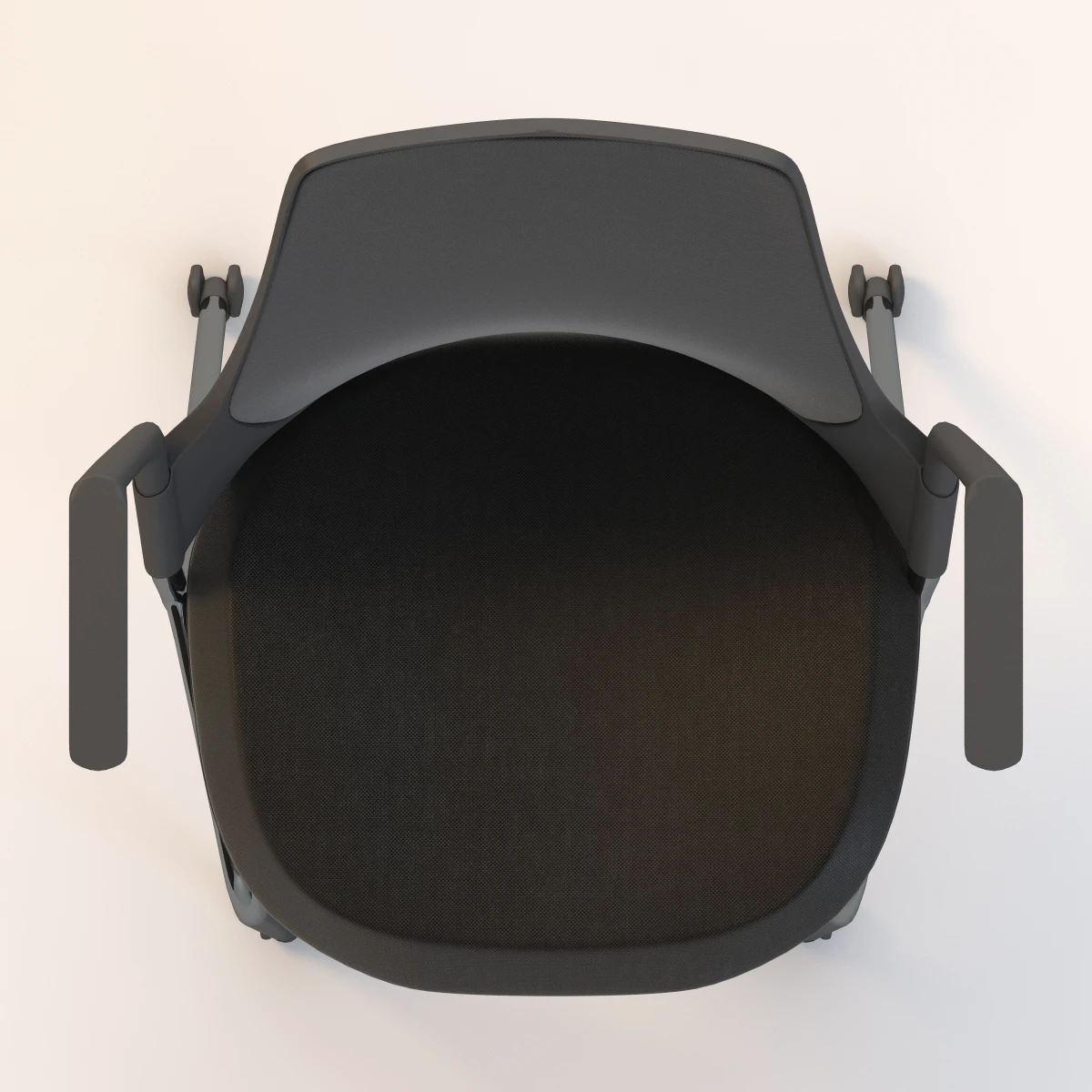 Sayl Side Chair 4 Leg Base With Casters 3D Model_07