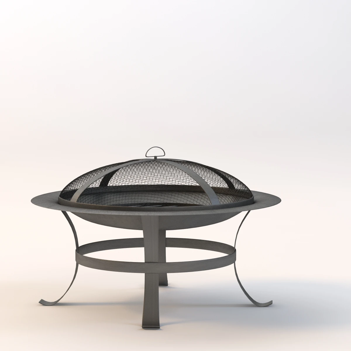 Outdoor Fire-Pit 03 3D Model_01