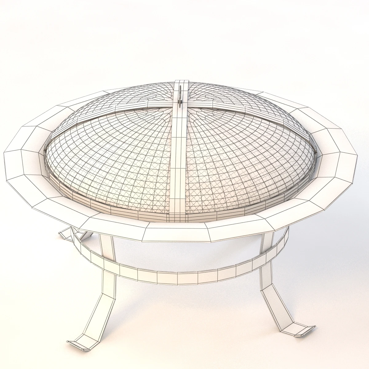 Outdoor Fire-Pit 03 3D Model_011