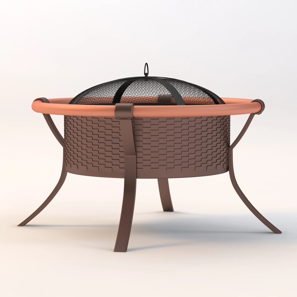 Outdoor Fire-Pit 04 3D Model_01