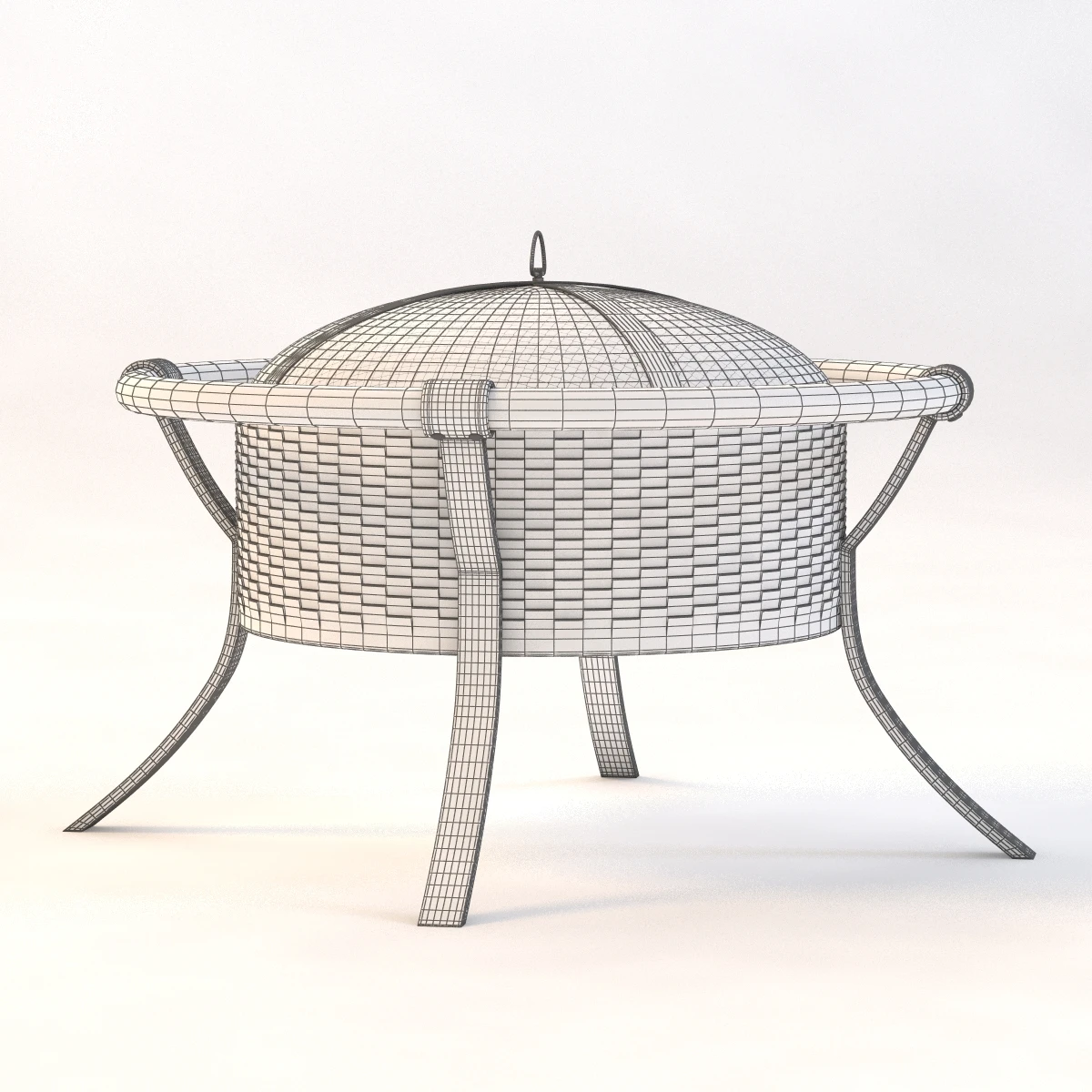 Outdoor Fire-Pit 04 3D Model_08