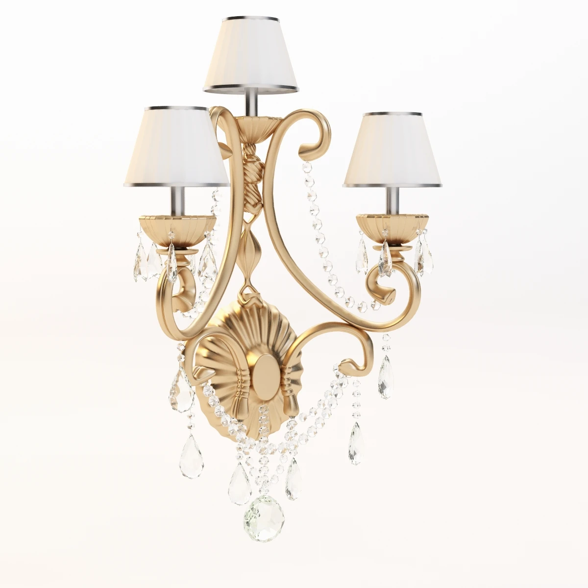 Ralph Lauren Adriana Triple Sconce 3D Model_01