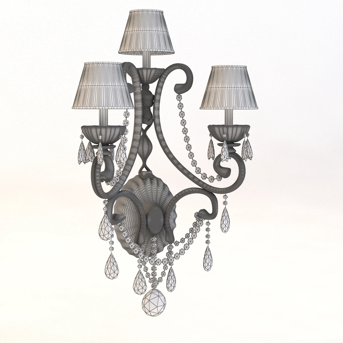 Ralph Lauren Adriana Triple Sconce 3D Model_08