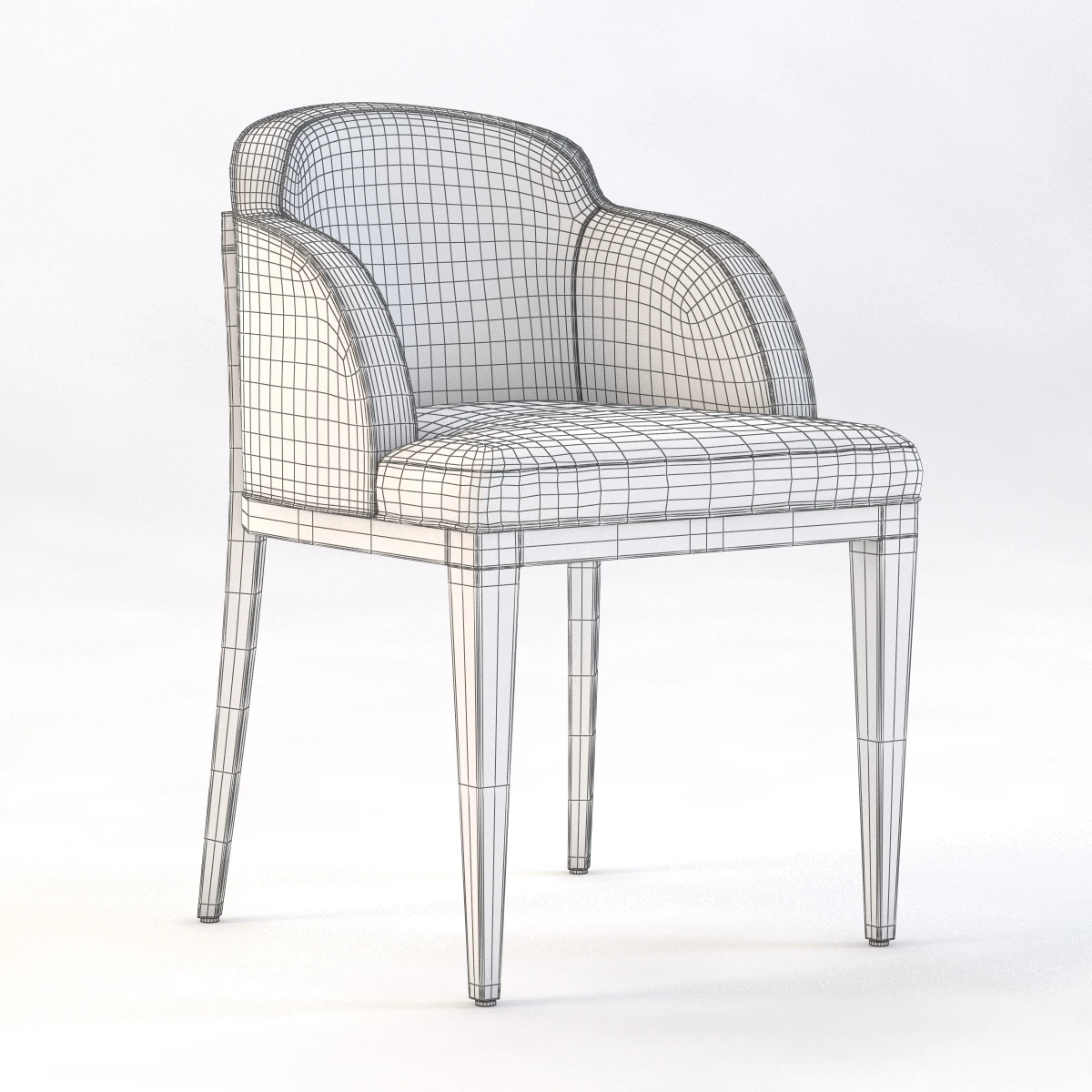 Ralph Pucci Dining Chair 3D Model_09