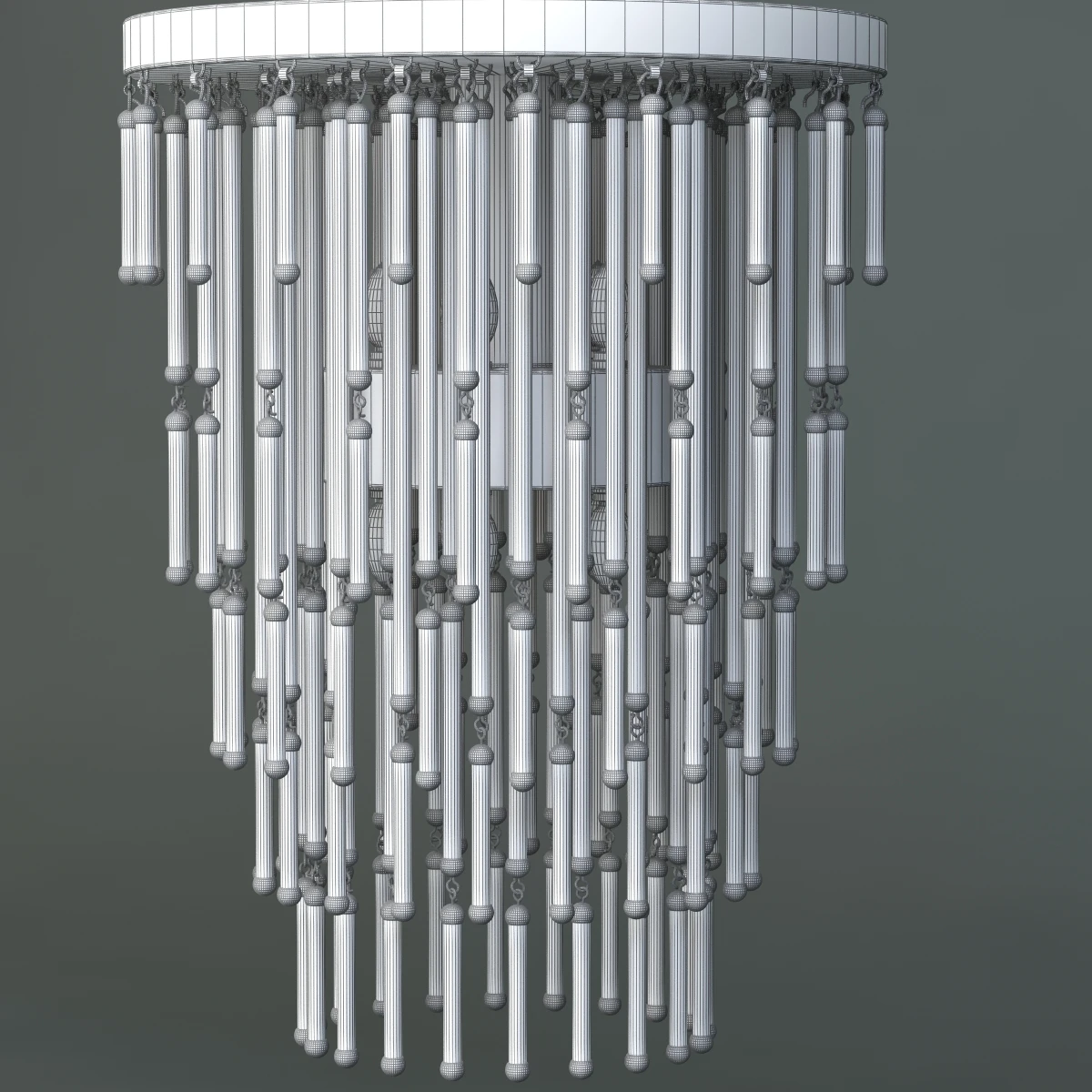 Restoration Hardware Luciano Chandelier 3D Model_08
