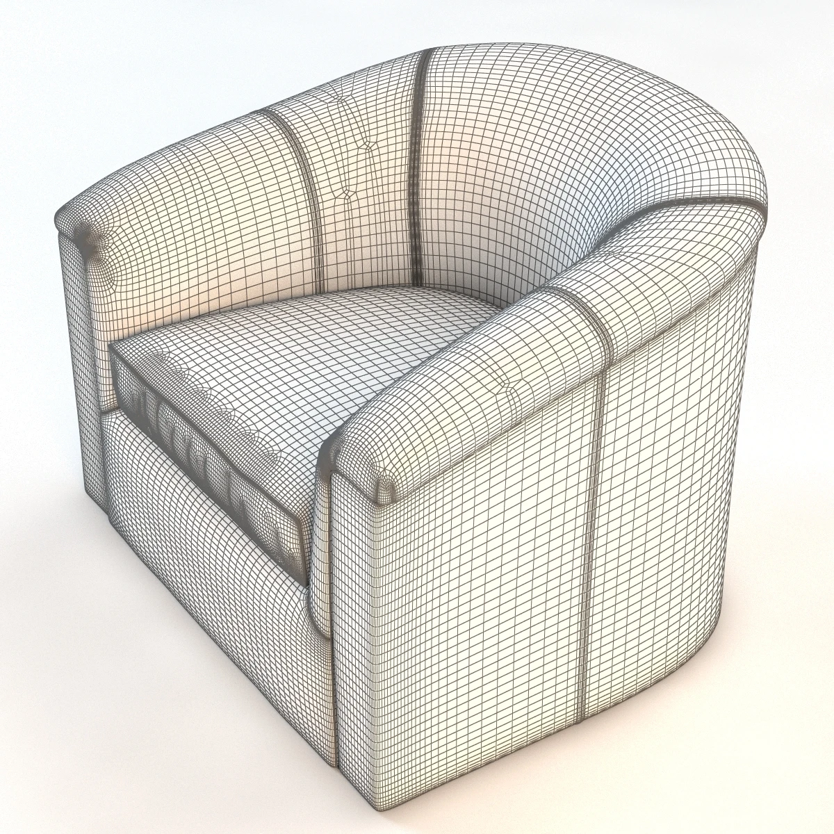 Ricardo Lounge Chair 3D Model_010