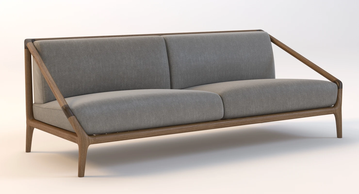 Rive Droite Sofa 3D Model_01