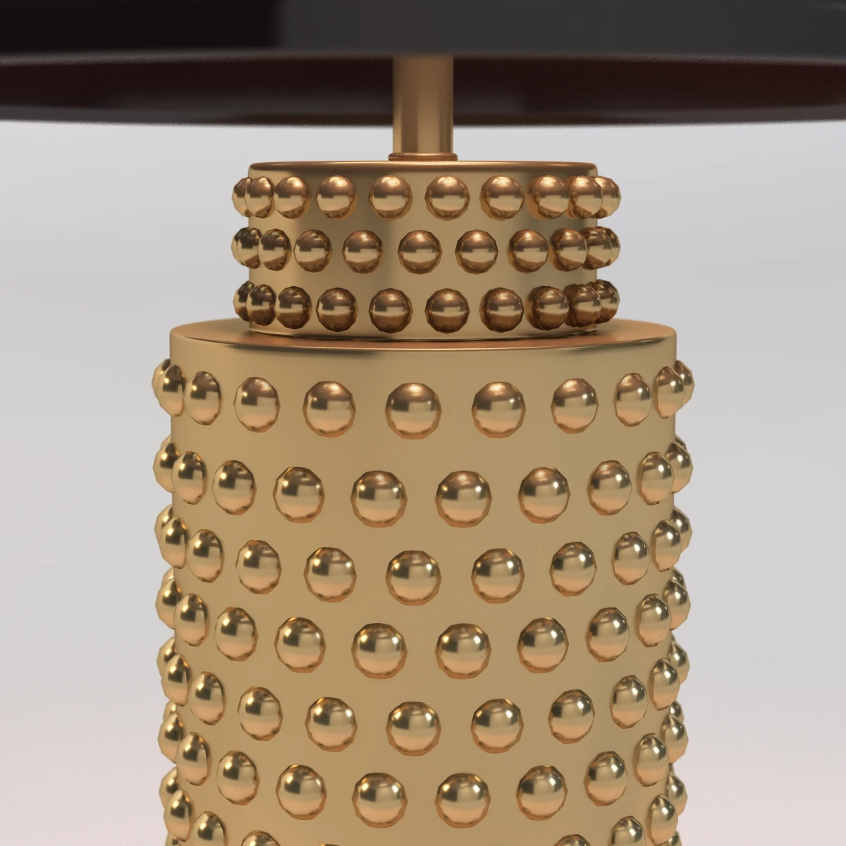 Robert Abbey Large Dolly Black Shade Gold Glaze Table Lamp 3D Model_06