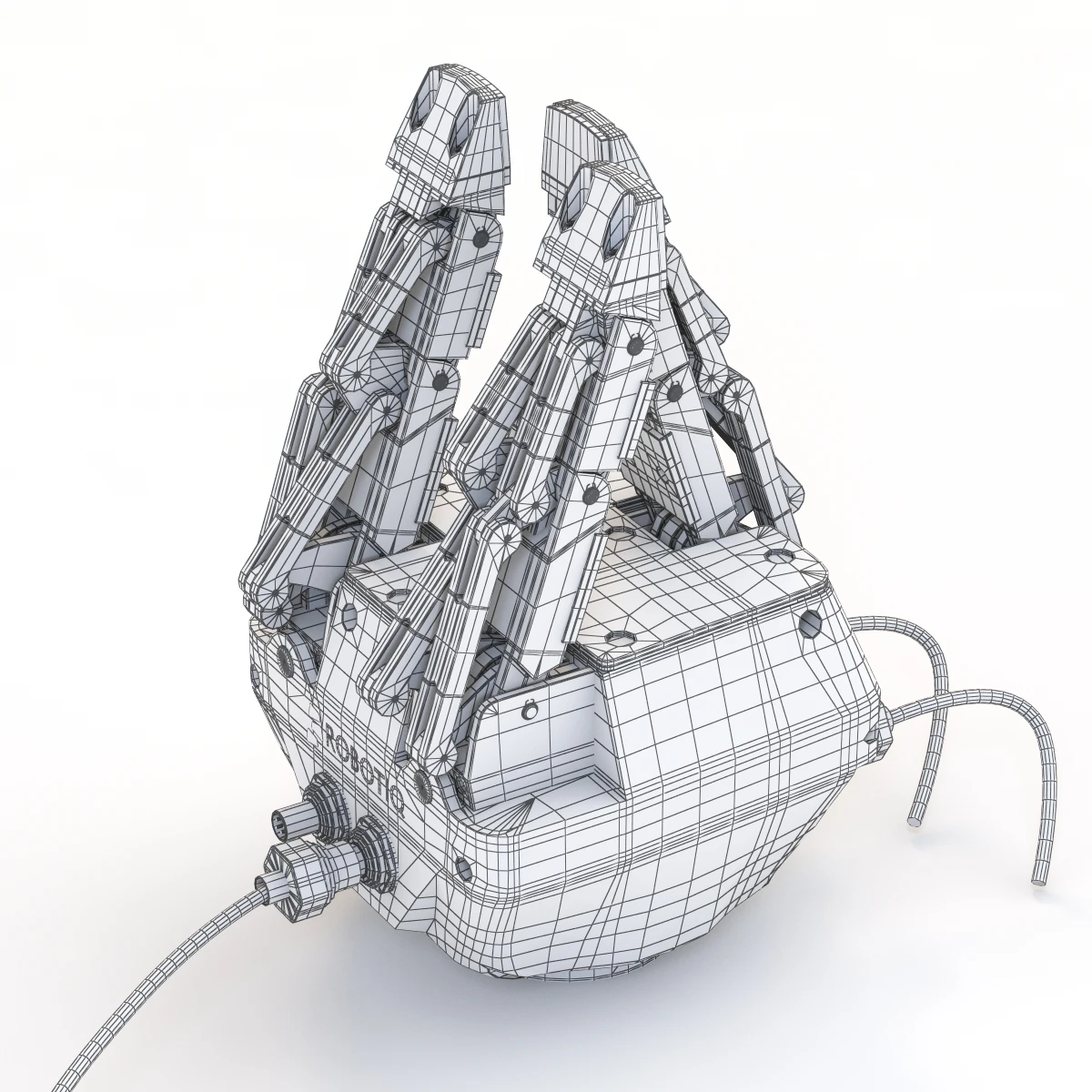 Robotiq 3 Finger Adaptive Gripper 3D Model_017