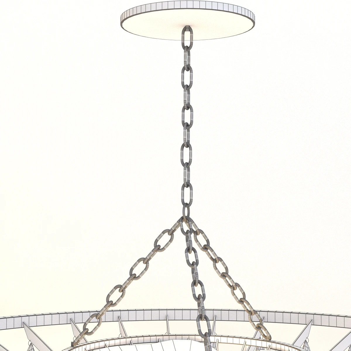 Rock Crystal Chandelier 3D Model_010