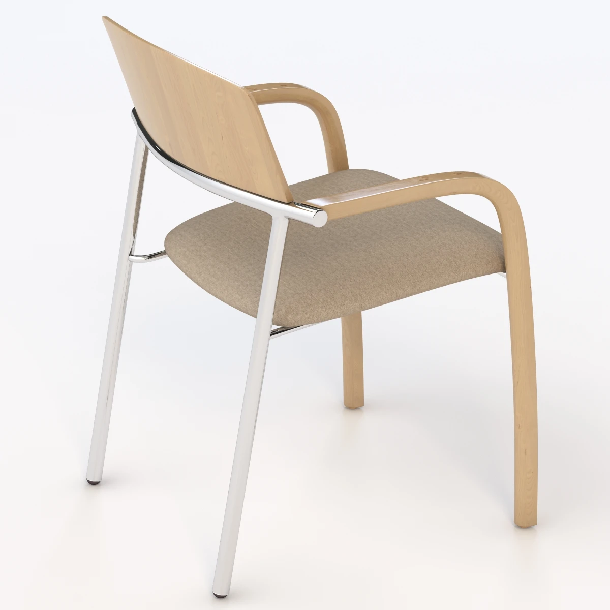 Romeo Juliet Stack Armchair 3D Model_07