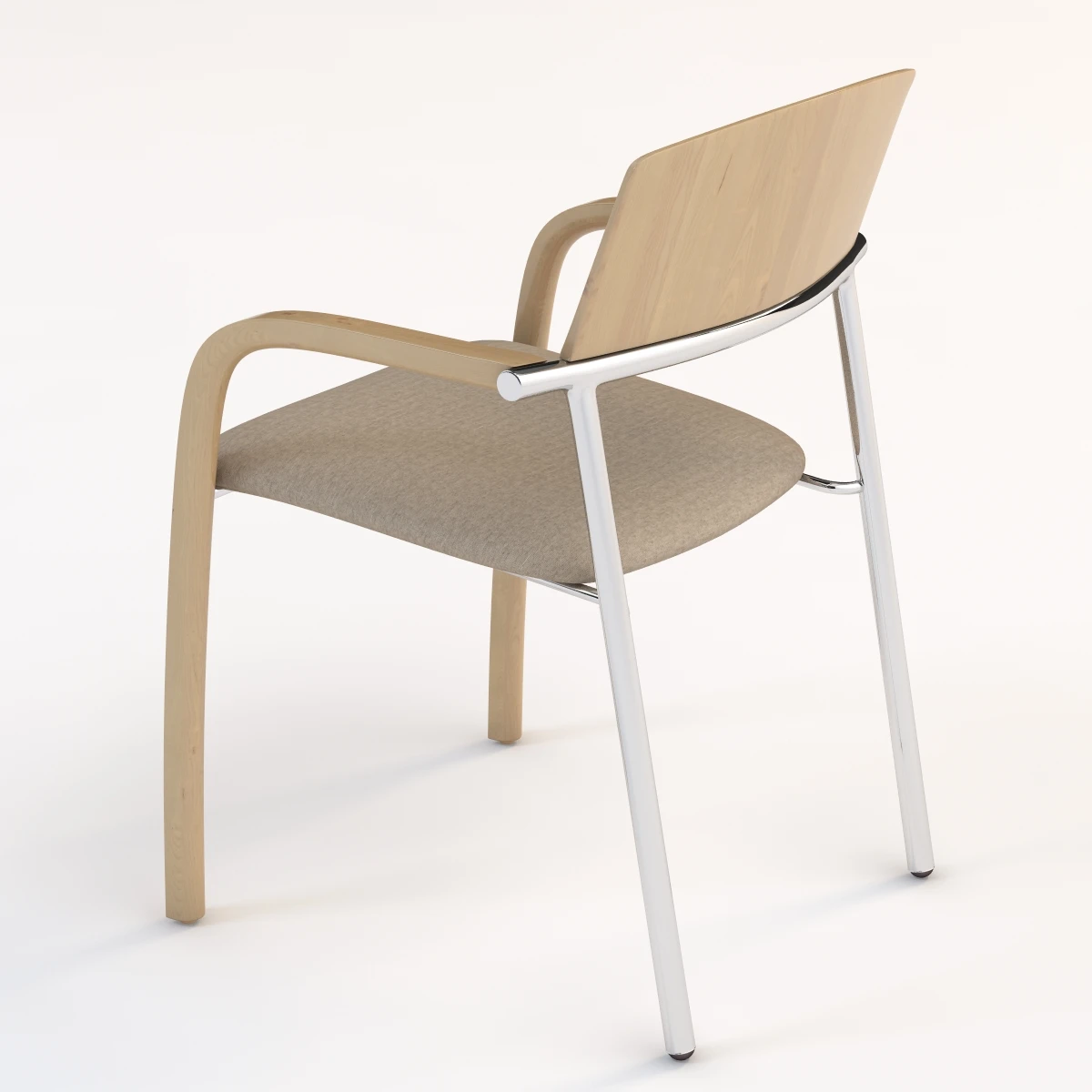 Romeo Juliet Stack Armchair 3D Model_03