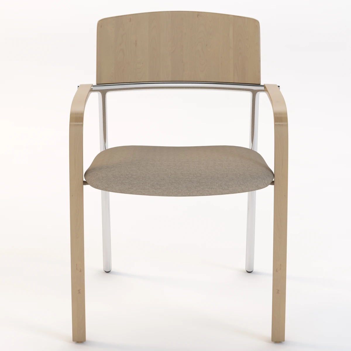 Romeo Juliet Stack Armchair 3D Model_04