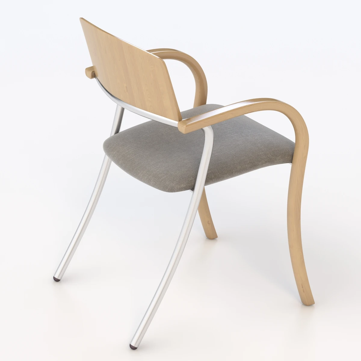 Romeo Juliet Stack Bent Armchair 3D Model_07