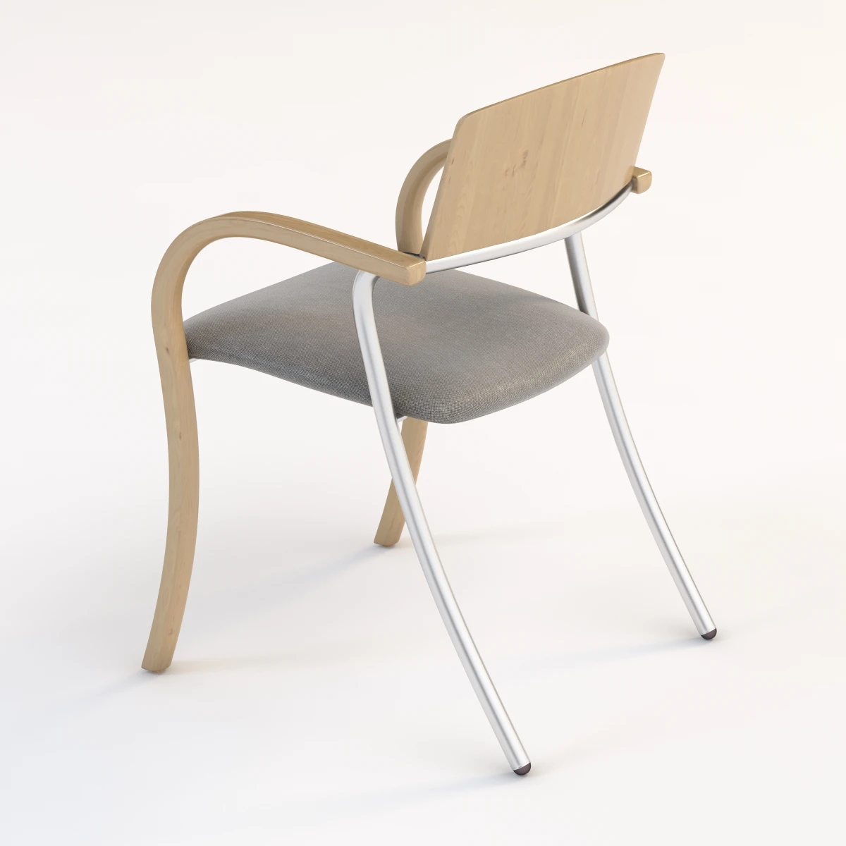 Romeo Juliet Stack Bent Armchair 3D Model_03