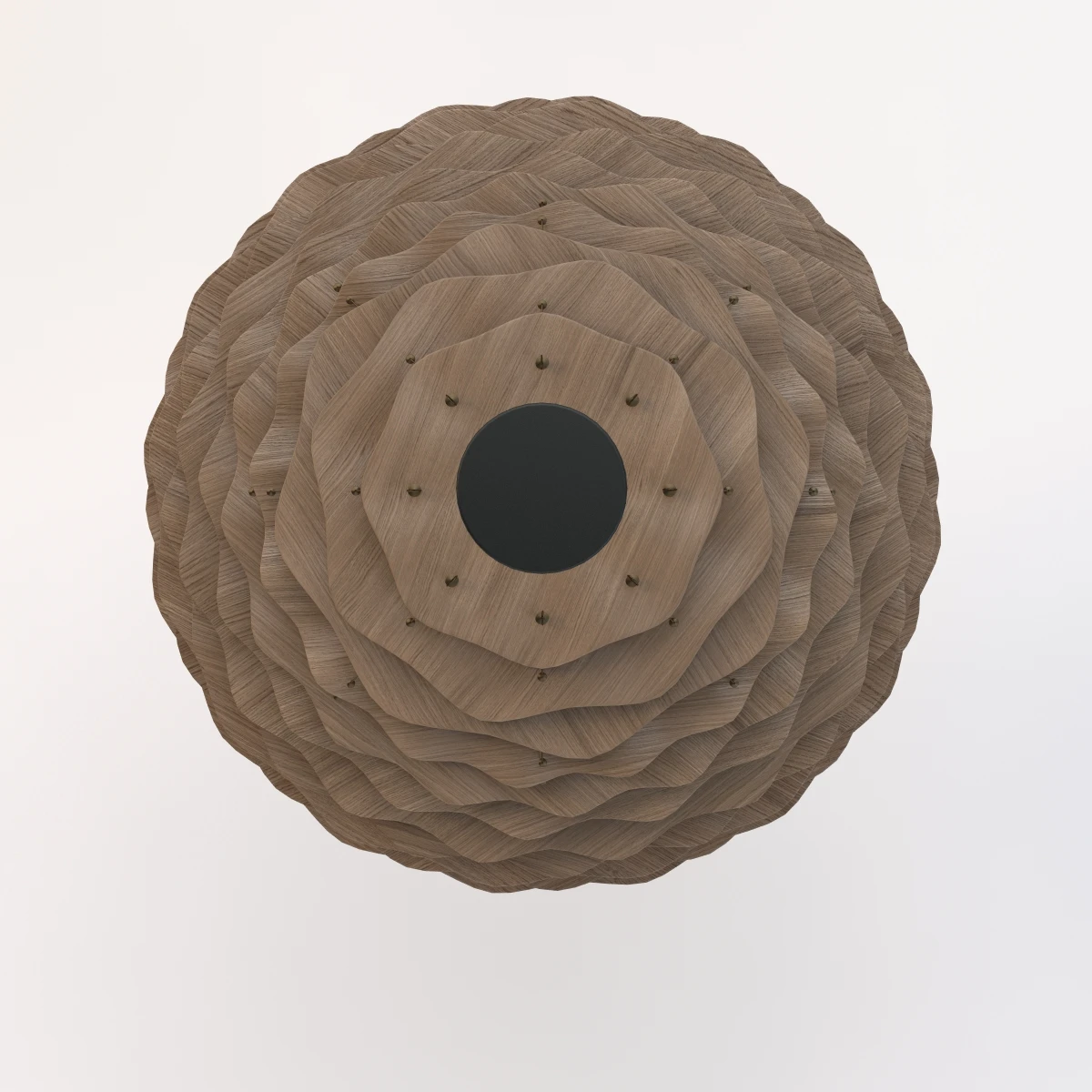 Rook Large Pendant 3D Model_07