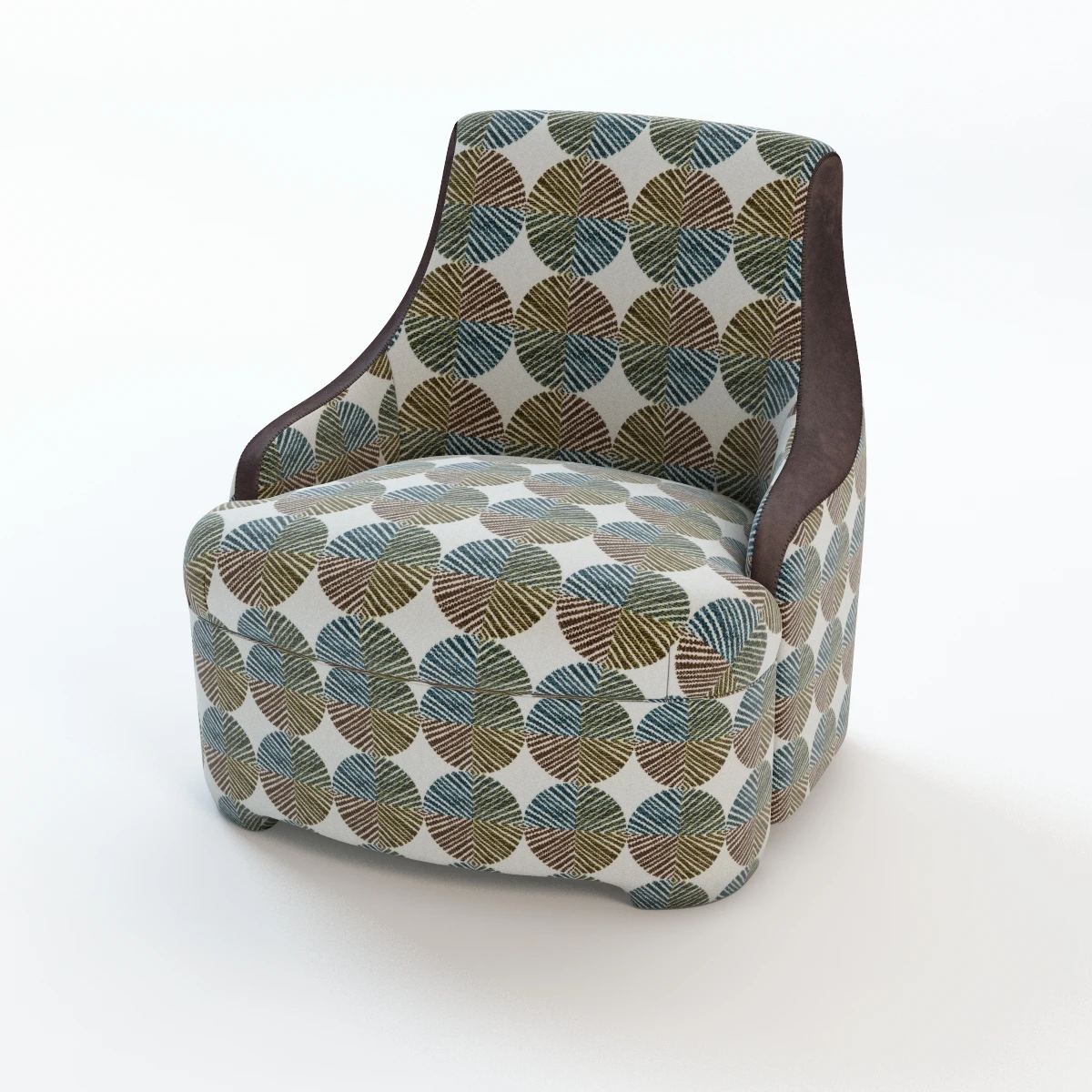 Detail Luxury Bed Room Chair V2 3D Model_03