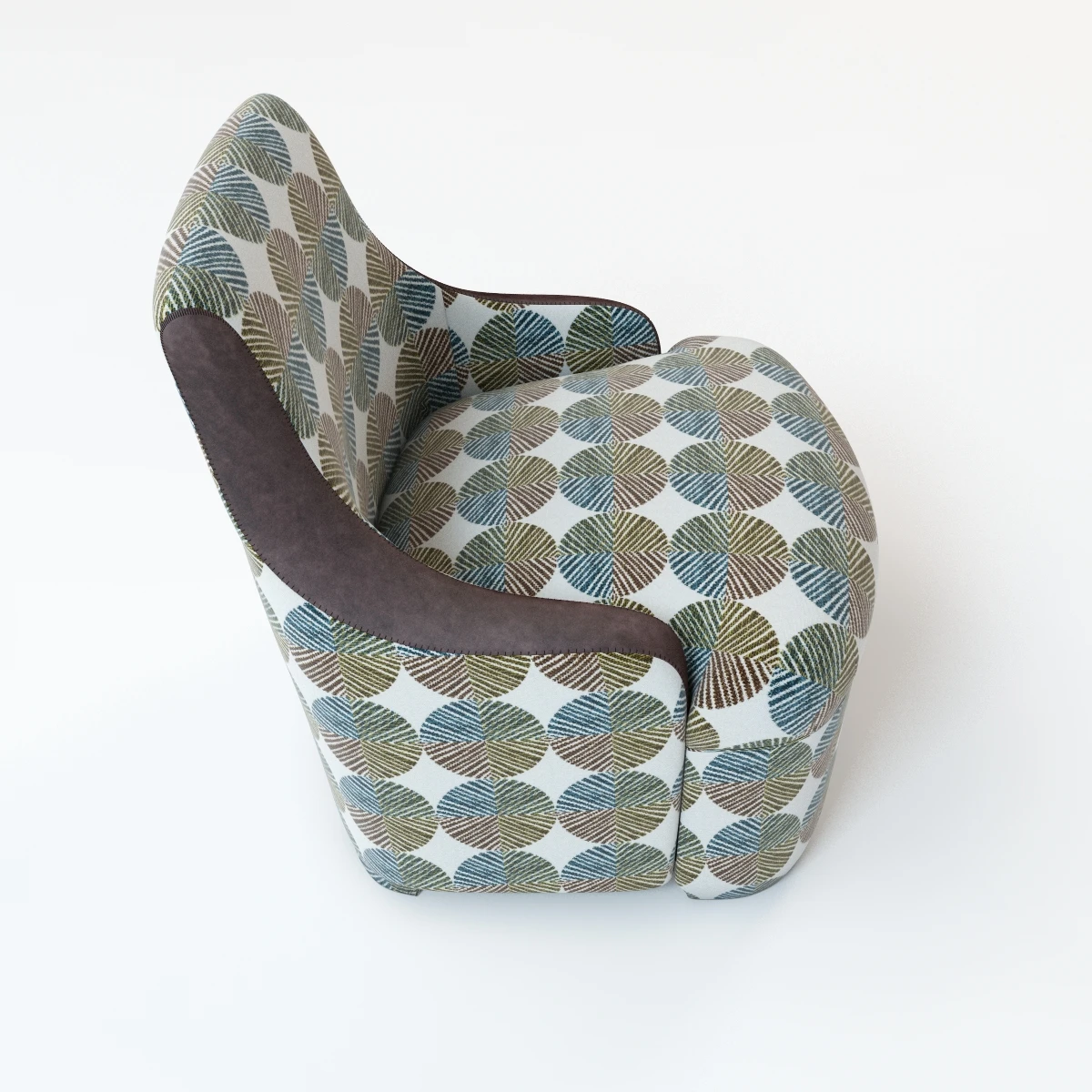 Detail Luxury Bed Room Chair V2 3D Model_05