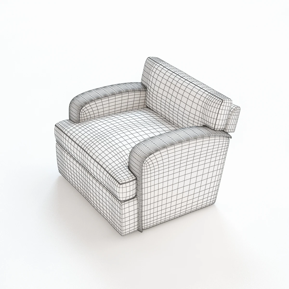 Roxbury Lounge Chair 3D Model_09
