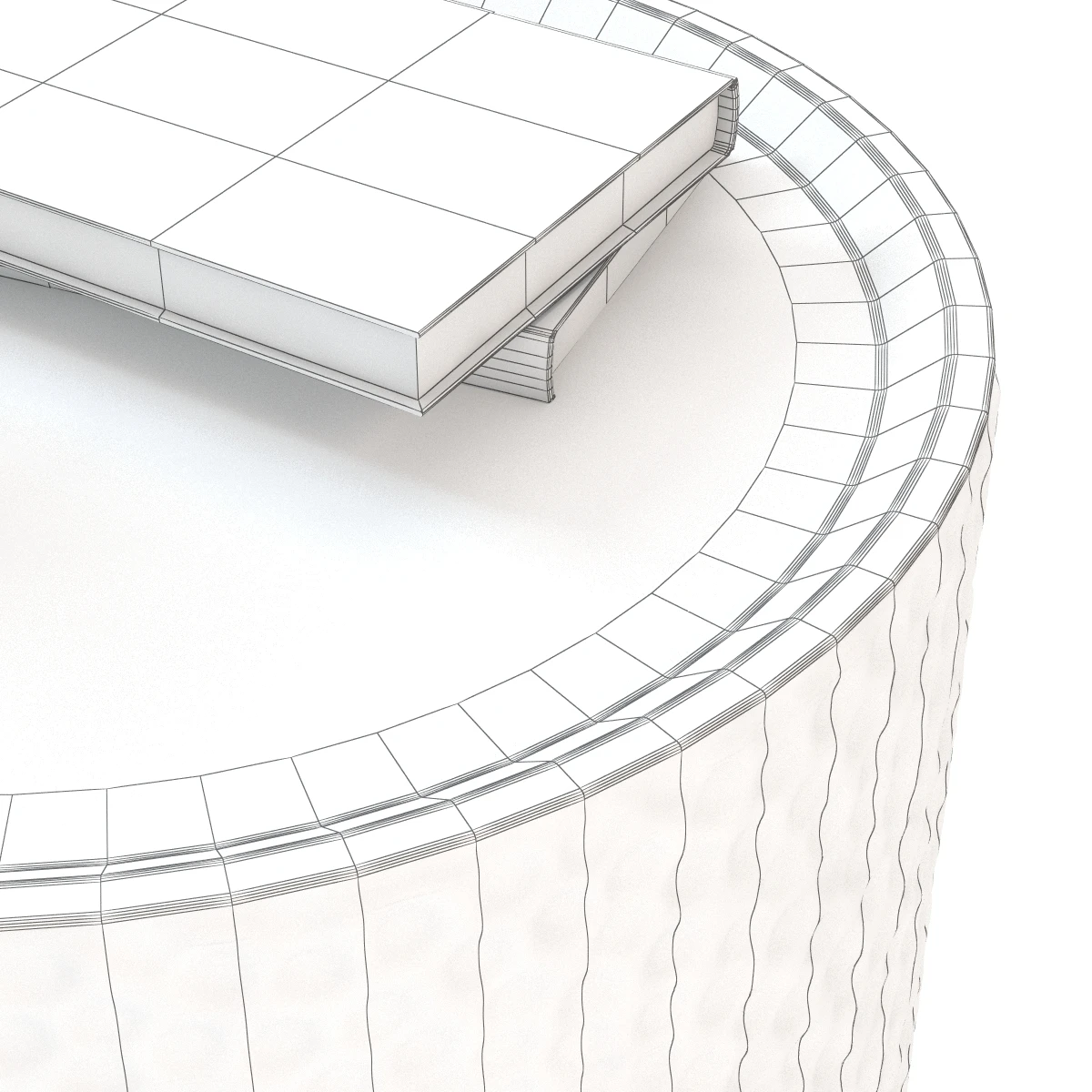 Safavieh Polonium Silver Table 3D Model_04