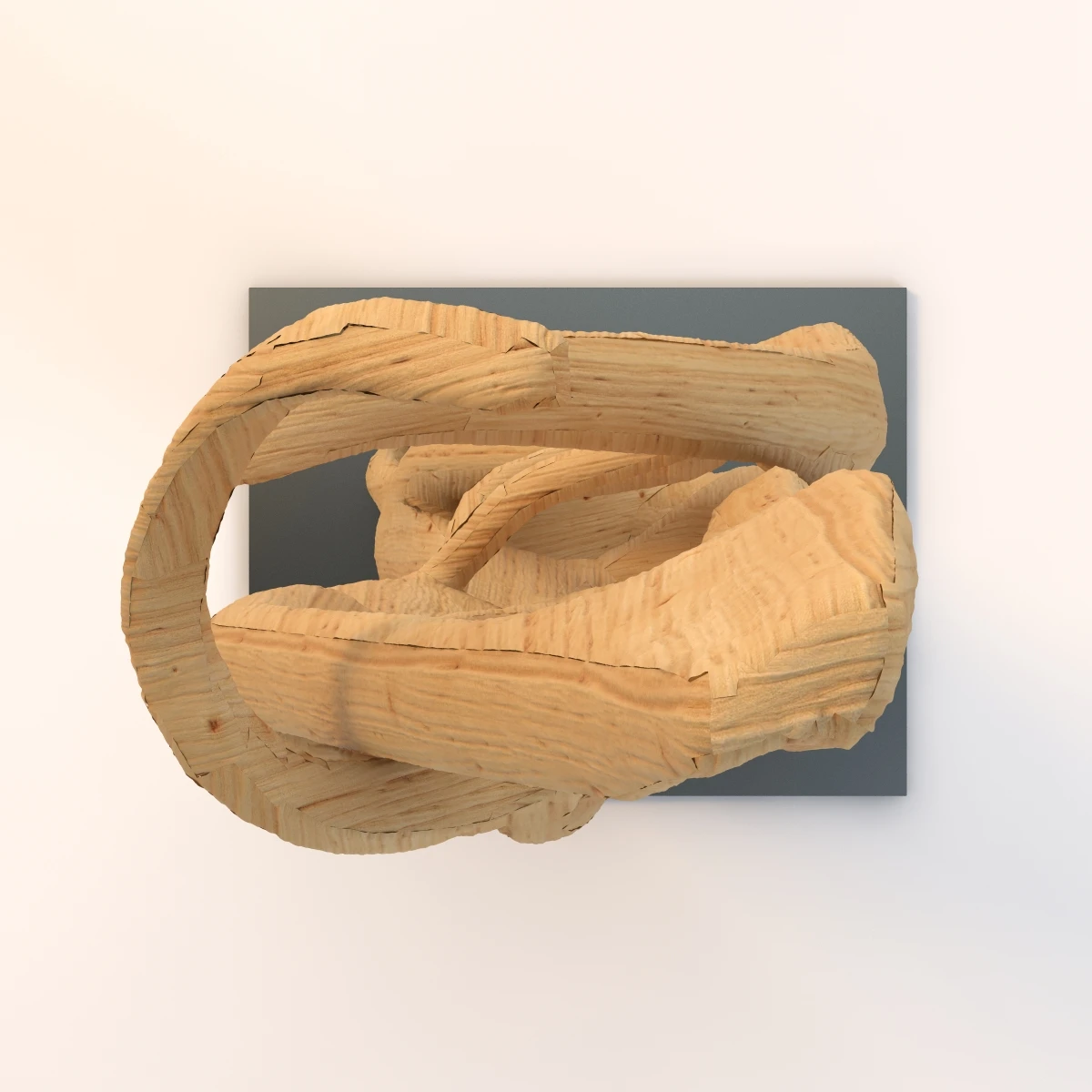Sahta Maoli Wooden Sculpture 3D Model_06