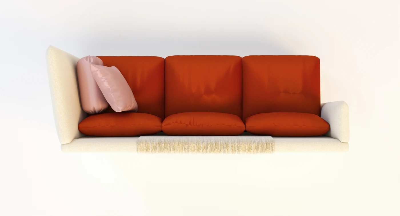 Saladino Style Tuscan Sofa 3D Model_07