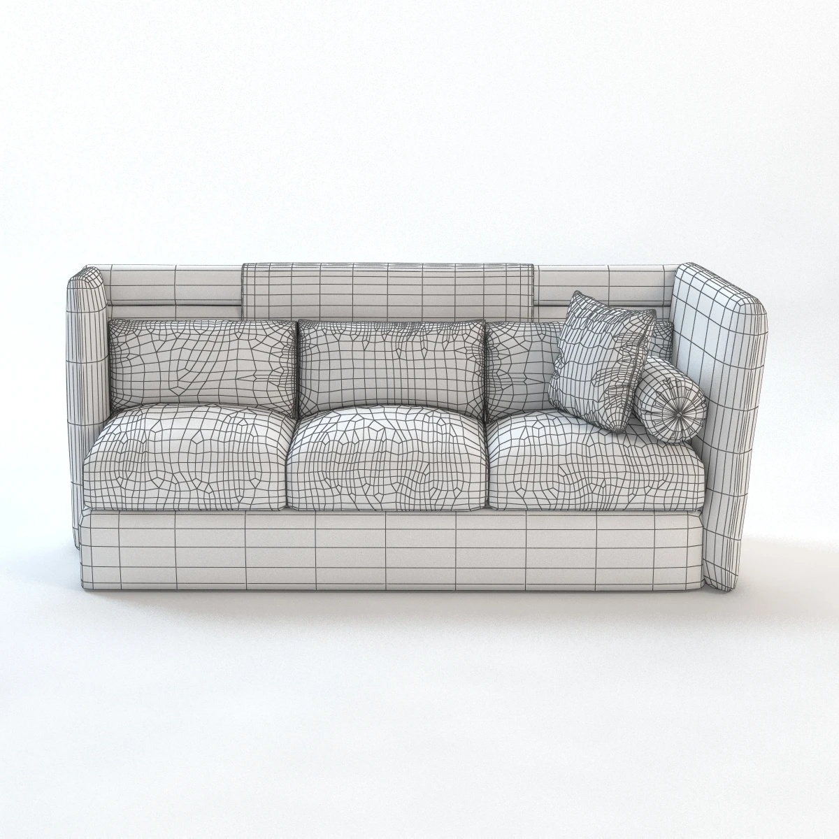Saladino Style Tuscan Sofa 3D Model_09