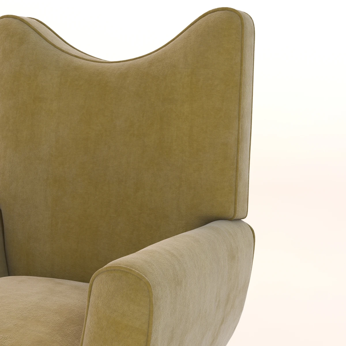 Salon Ambassador Chair By Jean Royere 3D Model_05