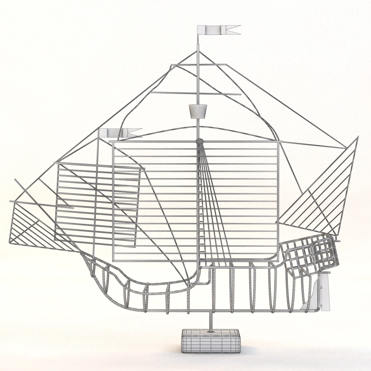 Santa Maria Caravella 3D Model_012