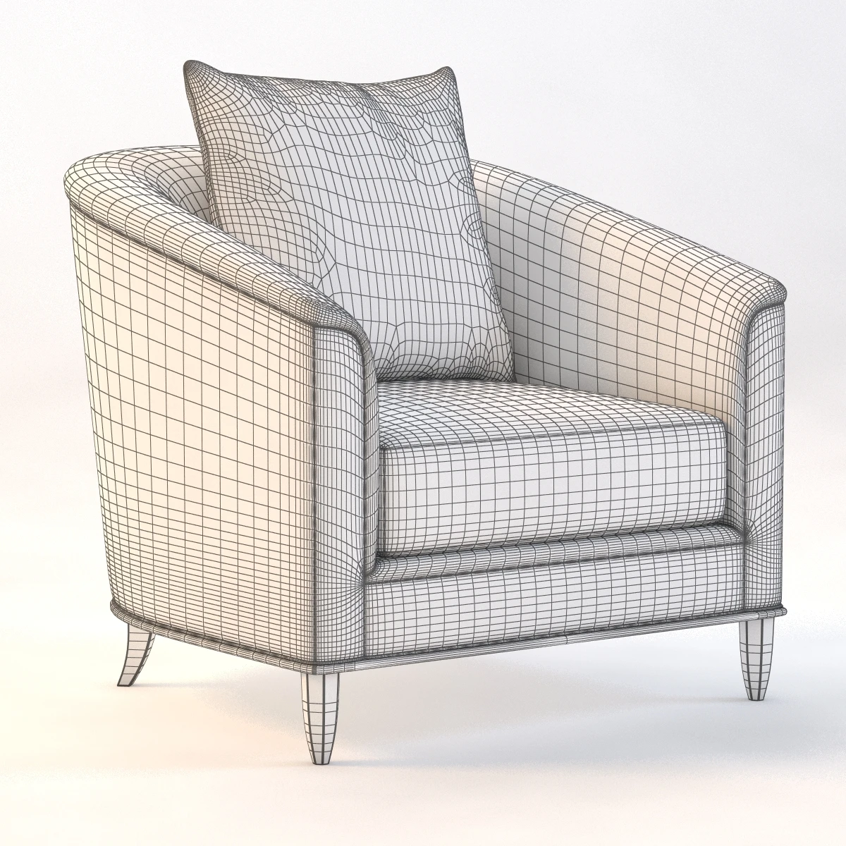 Sausalito Lounge Chair 3D Model_09