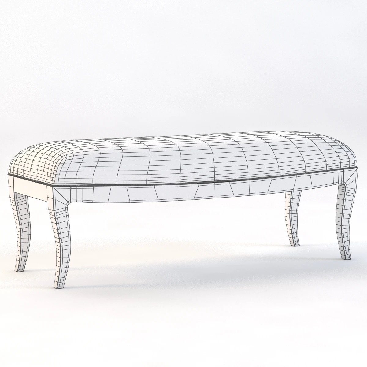 Saverne Bed Bench By Yasminco 3D Model_09