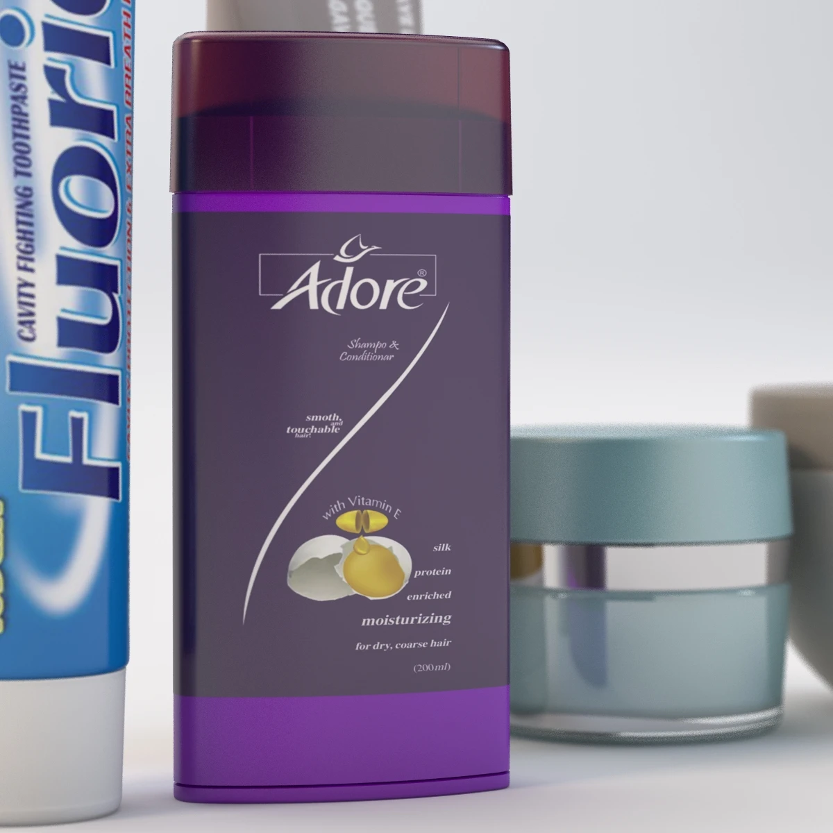 Lisbon Shower Cosmetics 3D Model_06