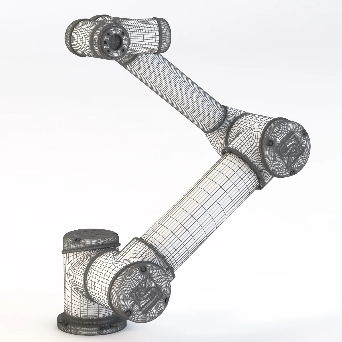 Light Weight Universal Robots Ur5 3D Model_09